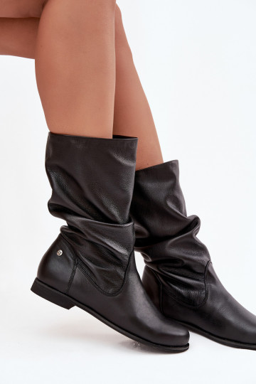 Dames Leer laarzen Het heeftciejka 05057-20 zInart