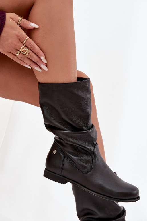 Dames Leer laarzen Het heeftciejka 05057-20 zInart