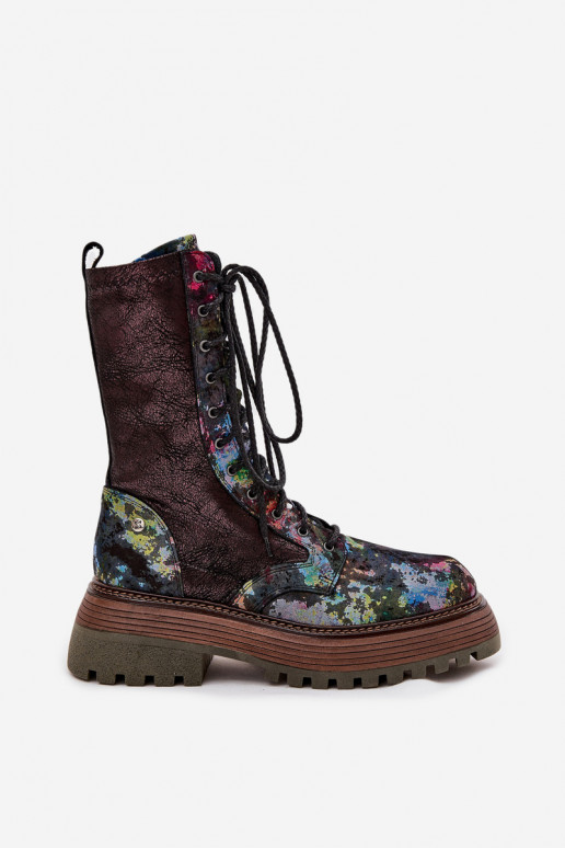 Dameslaarzen hoge rijlaarzen Het heeftciejka 06203-39 Verschillende kleuren