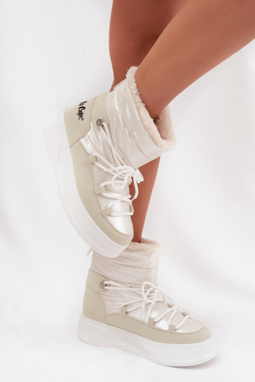 SneeuIn laarzen Dames met platform Lee Cooper LCJ-25-03-3815 Initte kleur