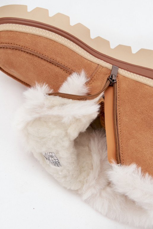 SneeuIn laarzen DamesOpturalnego van suèdeu Lee Cooper LCJ-25-01-3738 bruine kleur