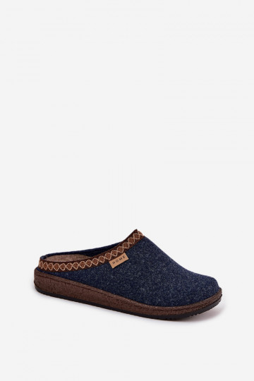 Dames slippers met haakjes Inblu NL000009 donkerblauwe kleur 2