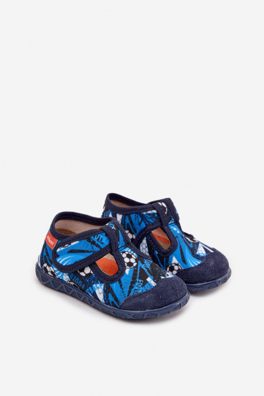 Slippers Milami Kinderen met zelfklevende bevestigingsmiddelen Ballen donkerblauIn Jasimrra Slippers Milami Kinderen met zelfklevende bevestigingsmiddelen Ballen donkerblauIn Jasimrra