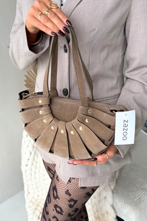 HandtasOpturalnego van suèdeu ivoor Het heeftrivane