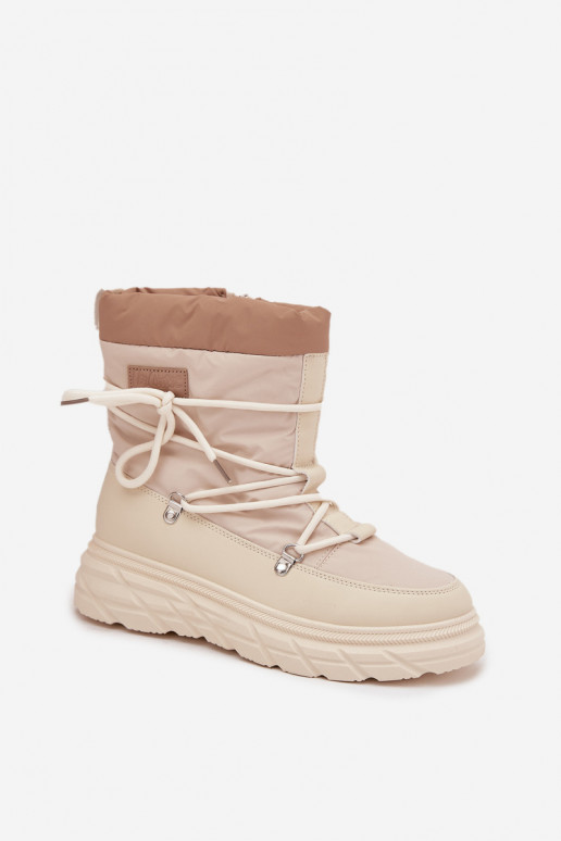 SneeuIn laarzen Dames Opar het kasteel Lee Cooper LCJ-25-44-3931 beige