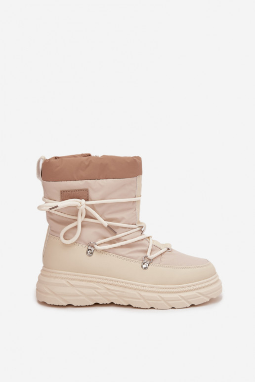 SneeuIn laarzen Dames Opar het kasteel Lee Cooper LCJ-25-44-3931 beige