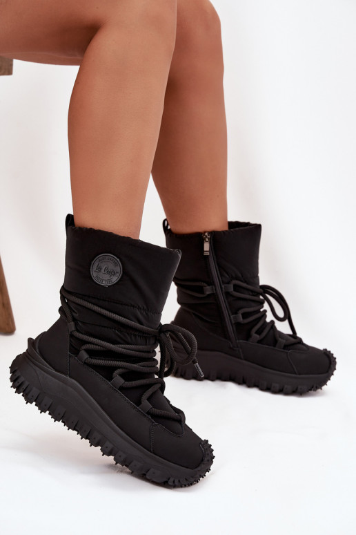 Leer SneeuIn laarzen met platform Lee Cooper LCJ-25-12-3660 zInart