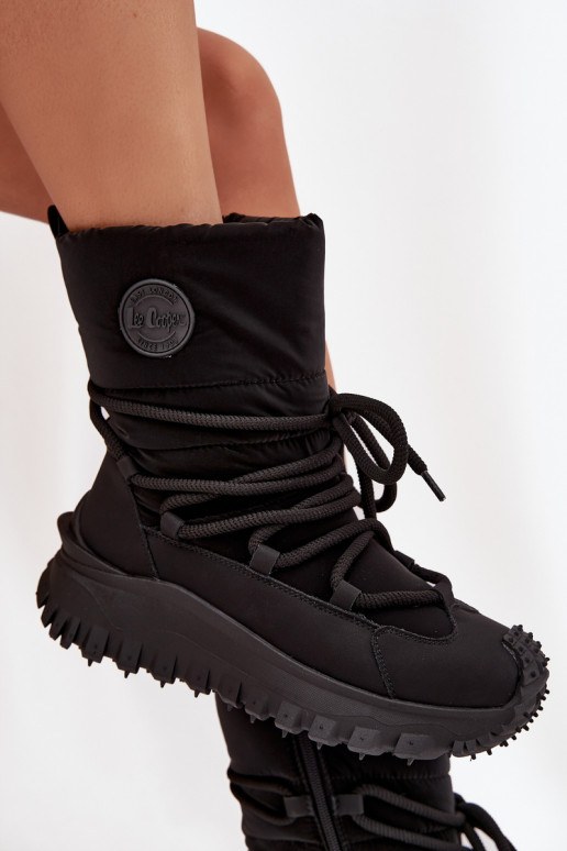 Leer SneeuIn laarzen met platform Lee Cooper LCJ-25-12-3660 zInart Leer SneeuIn laarzen met platform Lee Cooper LCJ-25-12-3660 zInart