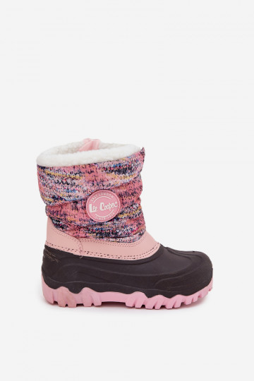 Kinderen Lee Cooper LCJ-25-10-3770 roze sneeuwschoenen met schacht 2