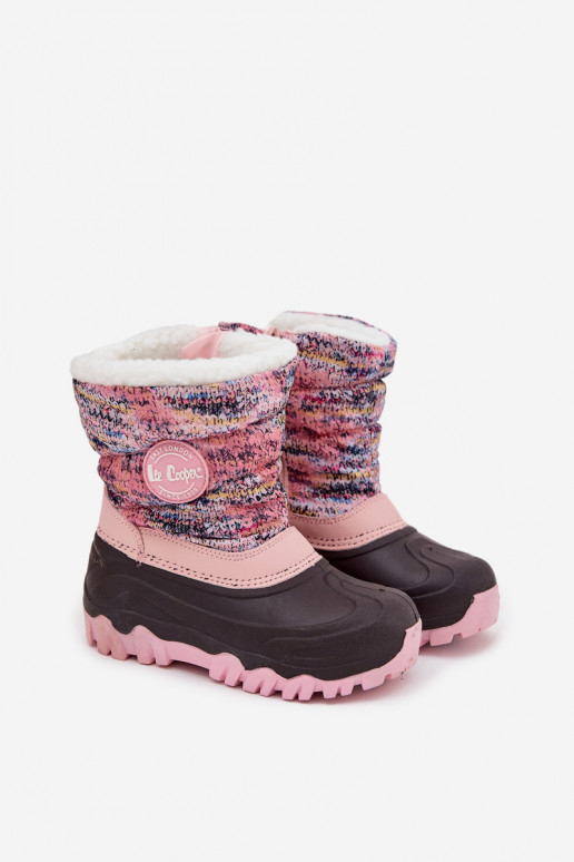 SneeuIn laarzen Kinderen Kinderen Opar het kasteel Lee Cooper LCJ-25-10-3770 roze