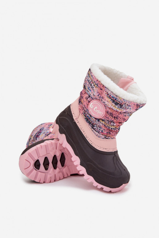 SneeuIn laarzen Kinderen Kinderen Opar het kasteel Lee Cooper LCJ-25-10-3770 roze
