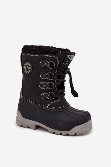 Jongens Lee Cooper LCJ-25-44-3943K zwarte sneeuwschoenen