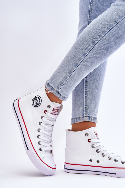 Dames Het klassieke model vrijetijdsschoenen met laarzen Big Star T274026 Initte kleur