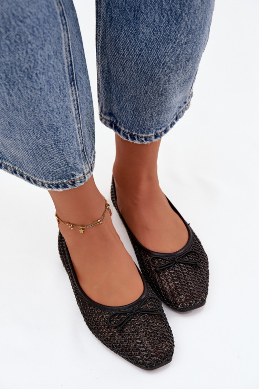 Ballerinas Met Vlecht I Kokardką zInart Belirra