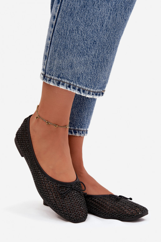 Ballerinas Met Vlecht I Kokardką zInart Belirra