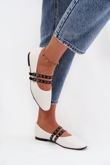 Ballerinas Dames Met Strepen Initte kleur Deliora