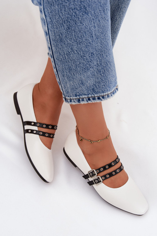 Ballerinas Dames Met Strepen Initte kleur Deliora