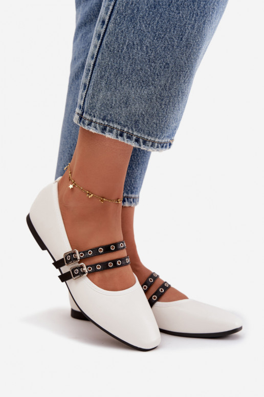 Ballerinas Dames Met Strepen Initte kleur Deliora