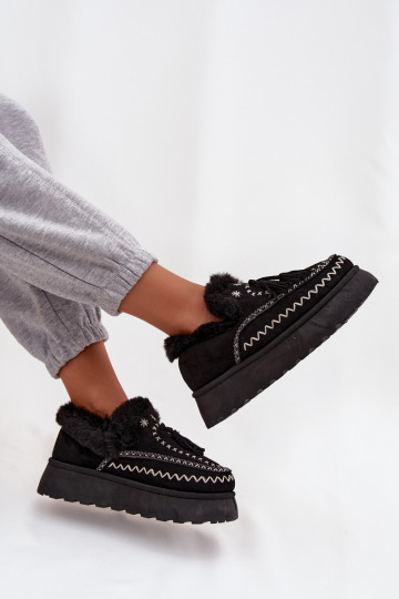 SneeuIn laarzen Dames met platform met bont En Randen zInart Ferayne