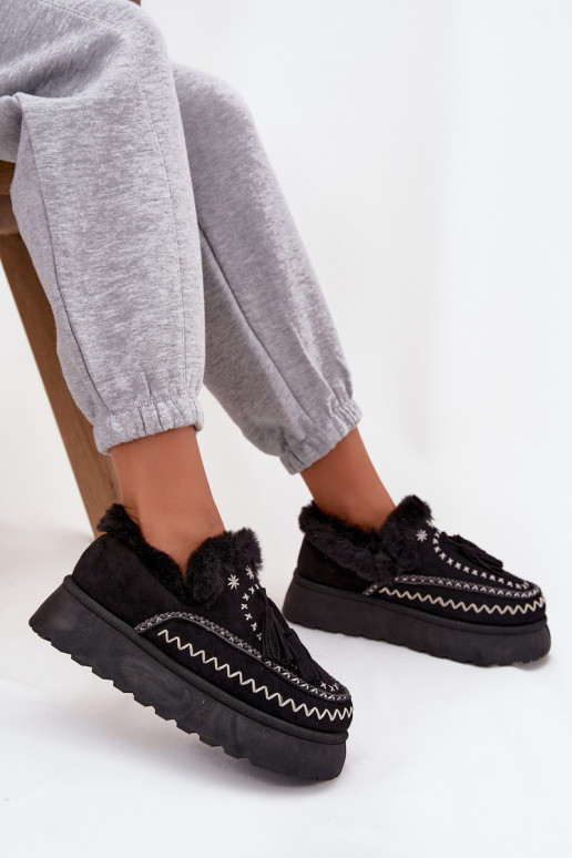 SneeuIn laarzen Dames met platform met bont En Randen zInart Ferayne