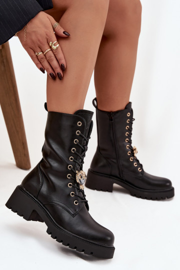 Enkellaarsjes voor Inerknemers Dames met ornamenten zInart Jorayne