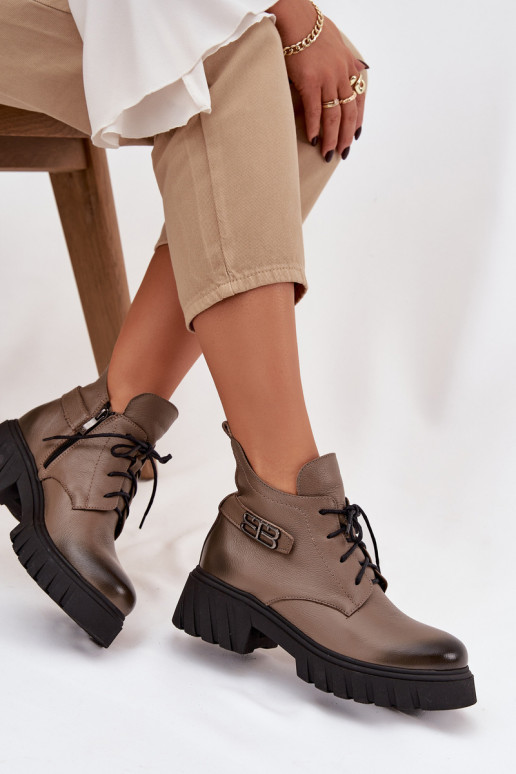 Zazoo 60483 Dameslaarzen Met een laag bovenInerk opInarmen beige