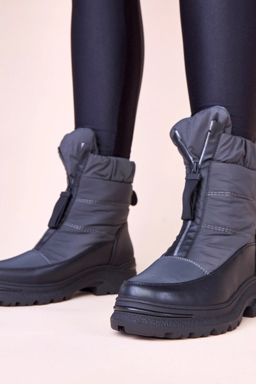 Grijze sneeuwlaarzen met...