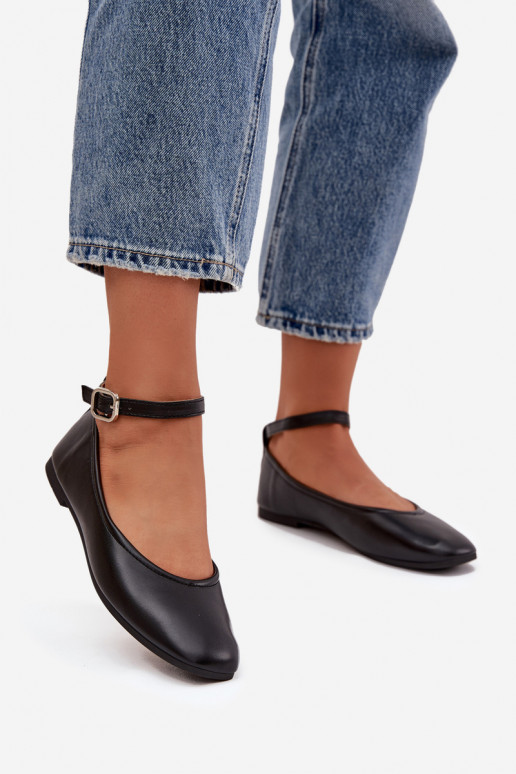 Ballerinas Dames met riemen I met gespen zInart Janelor