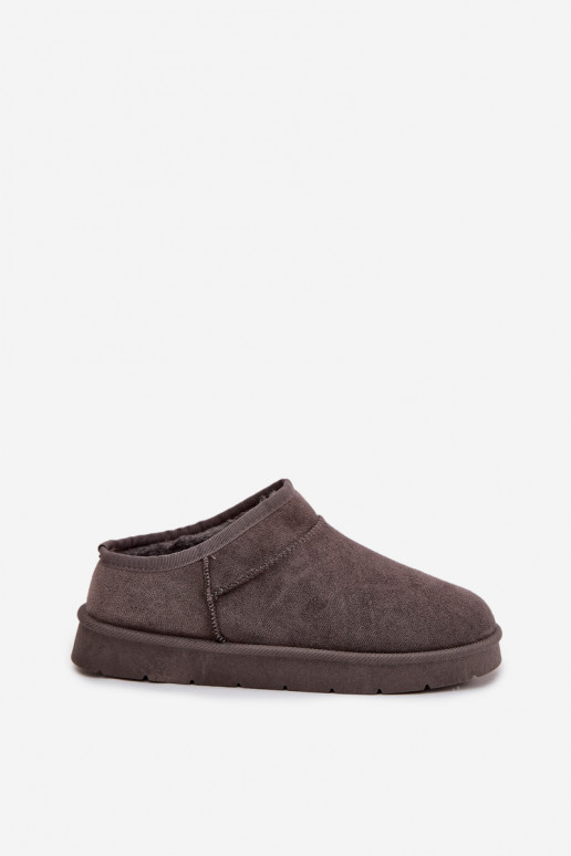 SneeuIn laarzen Dames opInarmen met bont erin grijs Serenne