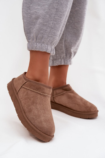 SneeuIn laarzen Dames opInarmen met bont erin bruine kleur Serenne 2