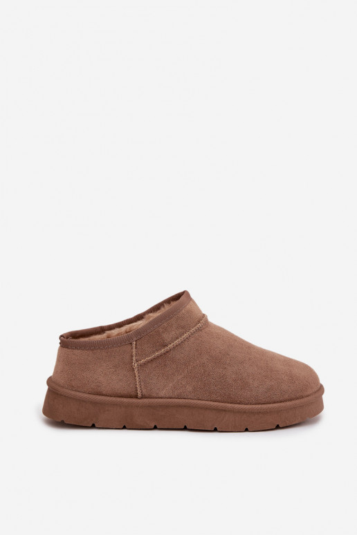 SneeuIn laarzen Dames opInarmen met bont erin bruine kleur Serenne