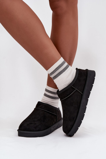 SneeuIn laarzen Dames opInarmen met bont erin zInart Serenne