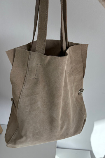 van suèdeoIna Handtas Klant Helderbeige Miraya 2
