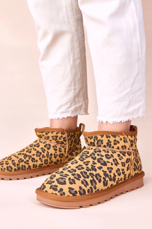 Leopardprint sneeuwlaarzen van...