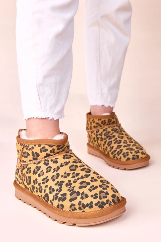 Leopardprint sneeuwlaarzen van...