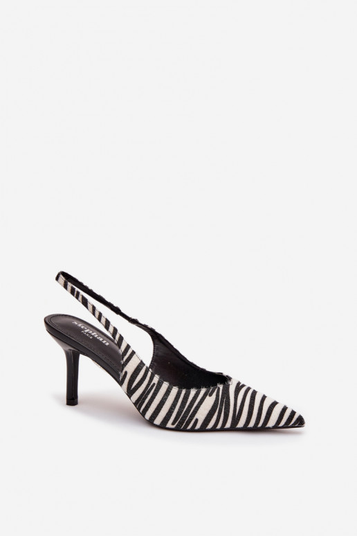 Schoenen met dunne hakken Zebra Phelia