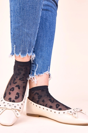 Zandkleurige ballerina's... 2