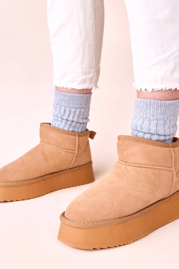 Bruine sneeuwlaarzen van...