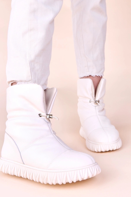 Zandkleurige sneeuwlaarzen van...