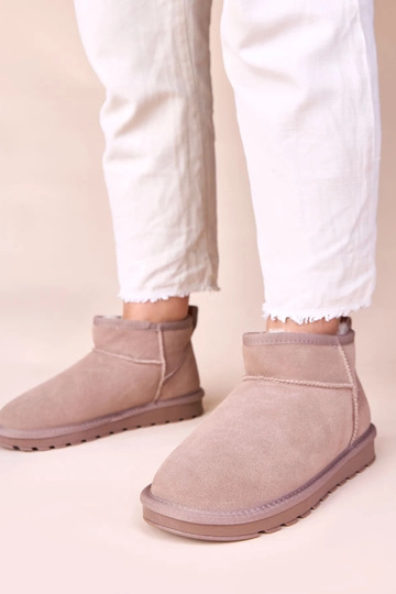 Grijze sneeuwlaarzen van...