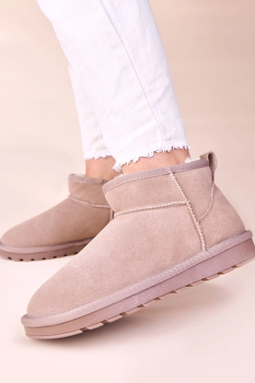 Grijze sneeuwlaarzen van natuurlijk...