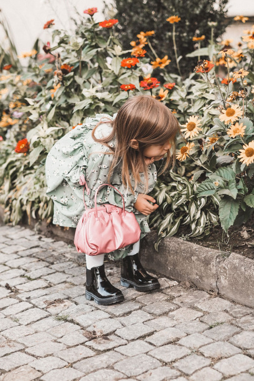 Verwarmde kinderlaarzen met lakeffect, zwarte kleur Porky