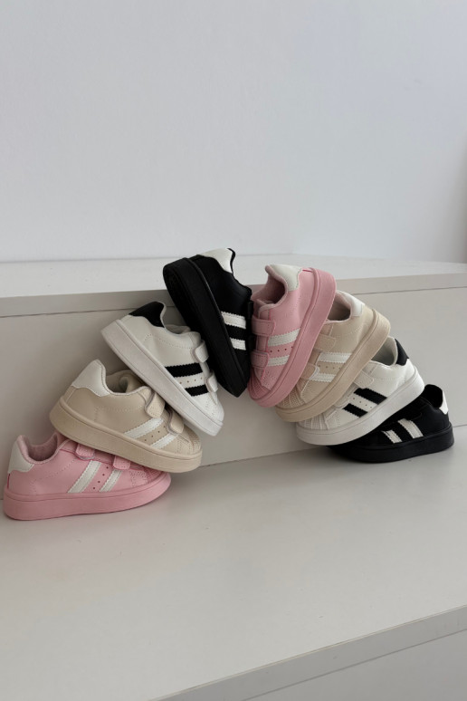 Kinderen sportschoenen Sneakers model van kunstleer, roze, Renel