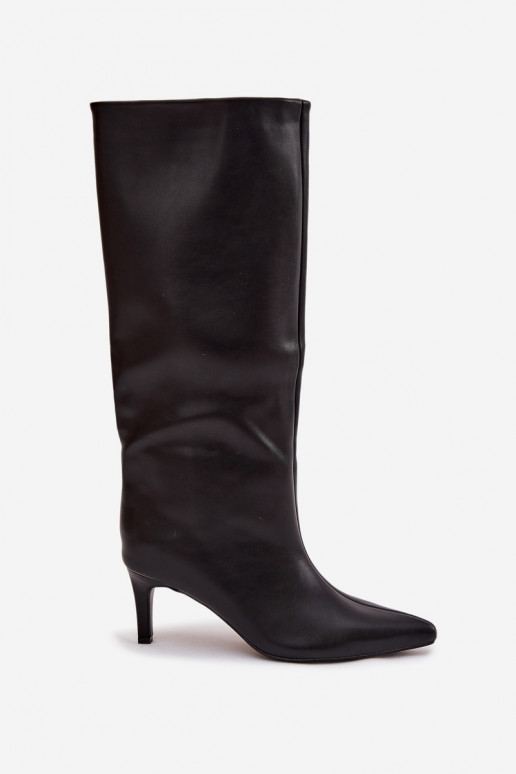 dameslaarzen Persistent model met dunne hakken Met stiksels zInart Olyvia