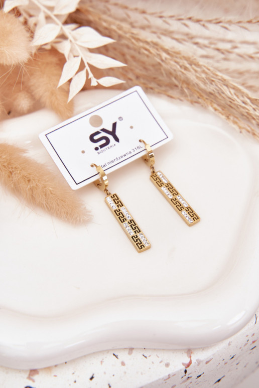 met stijlvolle detailsi INiszące met sprankelende gaten Stal Pozłacana