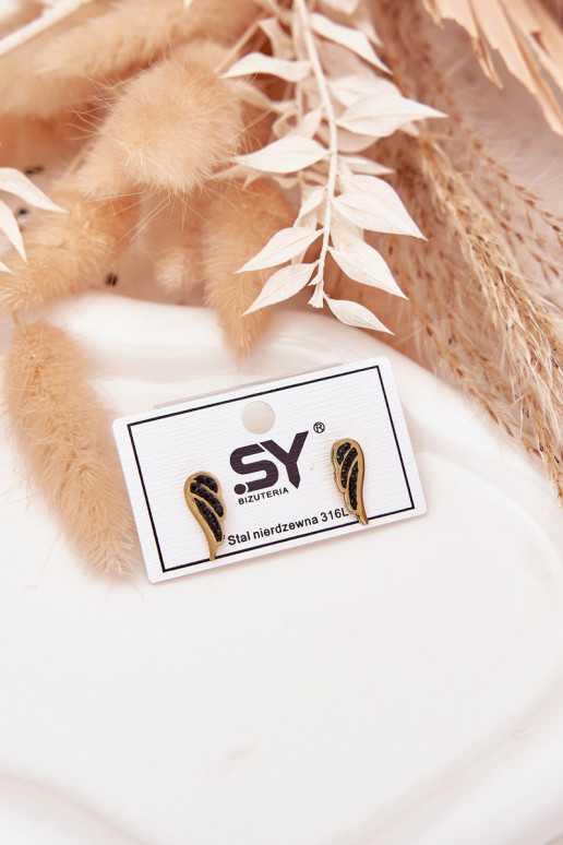 met stijlvolle detailsi Skrzydła uit roestvrij staal