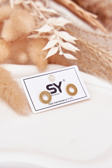 met stijlvolle detailsi Kółeczka uit roestvrij staal gouden kleur