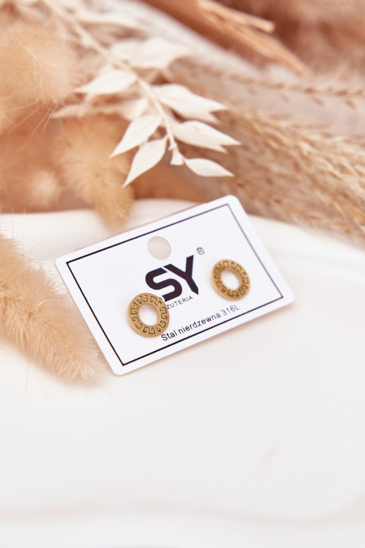 met stijlvolle detailsi Kółeczka uit roestvrij staal gouden kleur