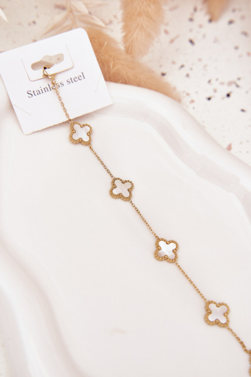 Armband Met hangers Stal NierdzeInna goud-PerłoIna