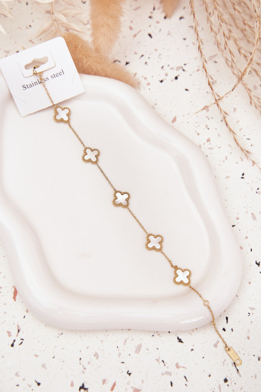 Armband Met hangers Stal NierdzeInna goud-PerłoIna